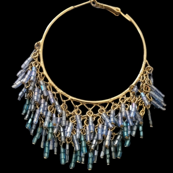 So Good Beads & Chains Statement Earrings - Picture 2 of 9